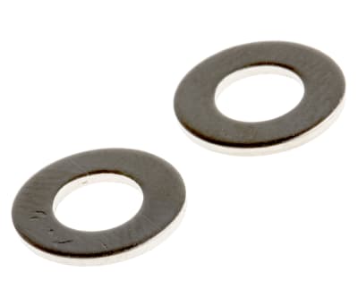 Product image for Nickel plated brass plain washer,2 BA