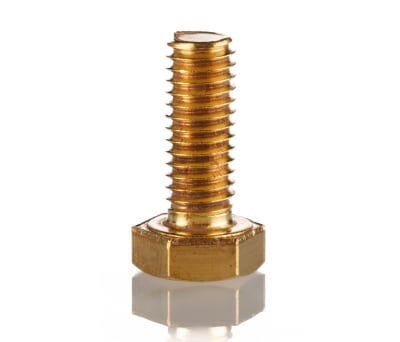 Product image for BRASS HEXAGON HEAD SET SCREW,M6X16MM