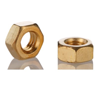 Product image for M6 brass full nuts