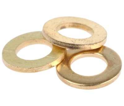 Product image for Self colour brass metric washer,M5