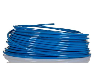 Product image for Blu std nylon tube,6mm OD/4mm ID 30m L