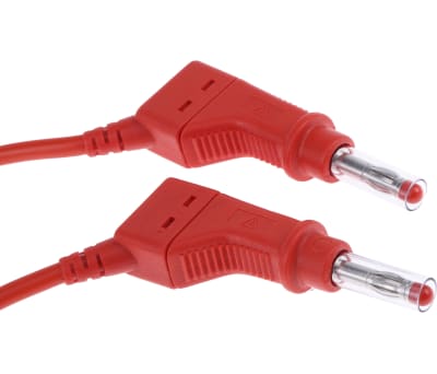 Product image for 4MM TEST LEAD RED 50CM