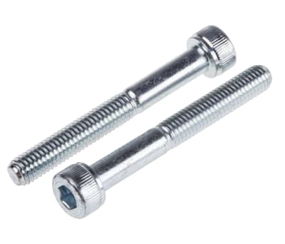 Product image for BZP cap screw,M5x40