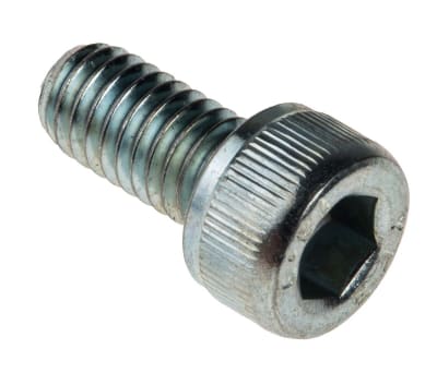 Product image for BZP cap screw,M6x12