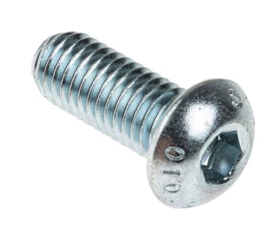 Product image for BZP butt head,M8x20