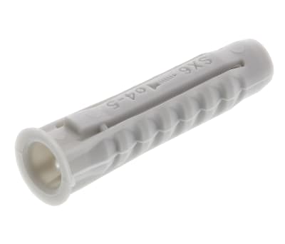 Product image for FISCHER SX6 NYLON PLUG,6MM DRILL