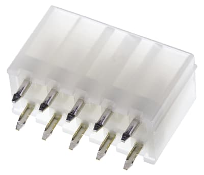 Product image for 10 way vertical PCB header,Mini-Fit Jr