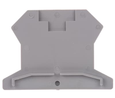 Product image for End plate cover for UK terminal,2.5sq.mm