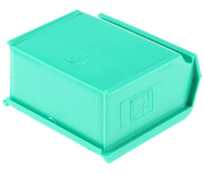 Product image for Green polyprop storage bin,100x90x50mm