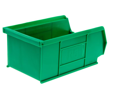 Product image for Green polyprop storage bin,101x167x76mm