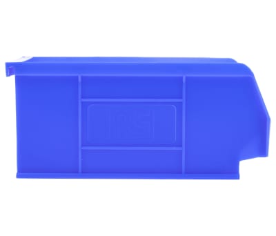 Product image for BLUE POLYPROP STORAGE BIN,101X167X76MM