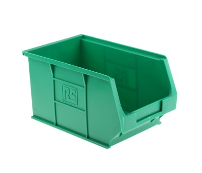 Product image for Green polyprop storage bin,150x240x130mm