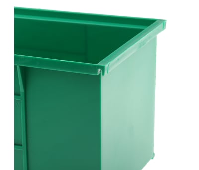 Product image for Green polyprop storage bin,150x240x130mm