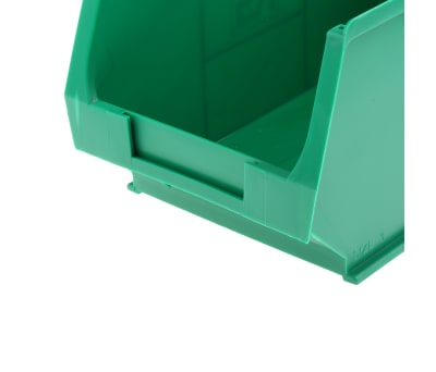 Product image for Green polyprop storage bin,150x240x130mm