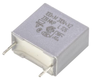Product image for MKP339 capacitor,100nF 275Vac