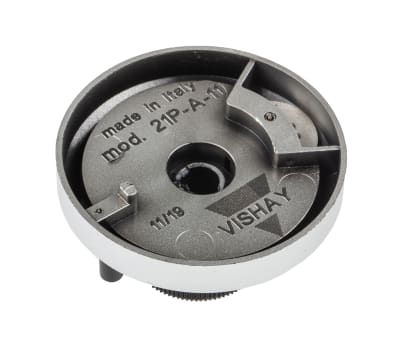 Product image for 11 turn dial potentiometer,46mm dia