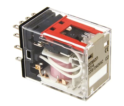 Product image for 4PDT std relay w/o LED,5A 220/240Vac