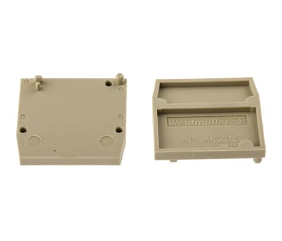 Product image for End cover  AK2 2.5 DINrail min terminal