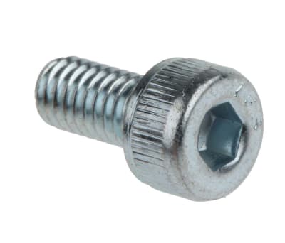 Product image for BZP cap screw, M4x8mm