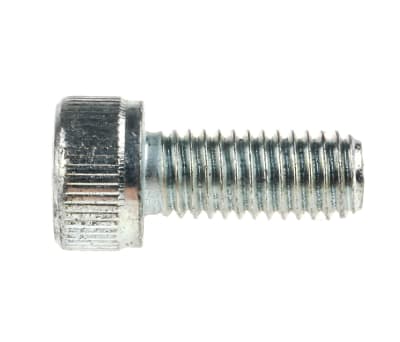 Product image for BZP cap screw, M5x12mm