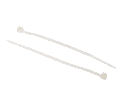Product image for Cable Tie,100 x 2.5,White,pack 1000