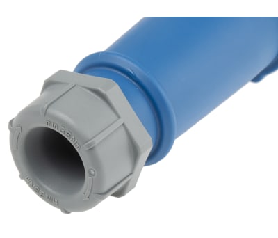 Product image for MENNEKES, AM-TOP IP67 Blue Cable Mount 3P Industrial Power Socket, Rated At 16.0A, 230.0 V