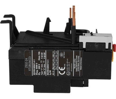 Product image for Eaton Overload Relay - 1NO/1NC, 16 → 24 A F.L.C, 24 A Contact Rating, 6 W, 500 V ac