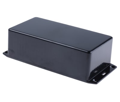 Product image for Blk flanged ABS plastic box,150x80x46mm