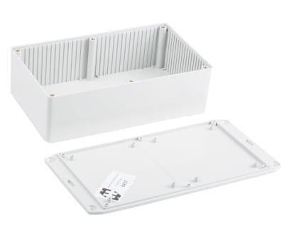 Product image for Gry flanged ABS plastic box,191x110x57mm