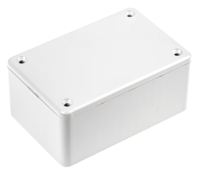 Product image for IP54 grey ABS plastic box,85x56x39mm