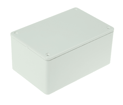 Product image for IP54 grey ABS plastic box,120x80x55mm