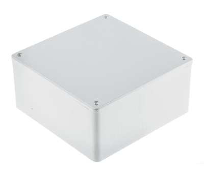 Product image for IP54 grey ABS plastic box,120x120x55mm