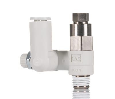 Product image for ASP block & flow regulator,R1/8 M5 6mm