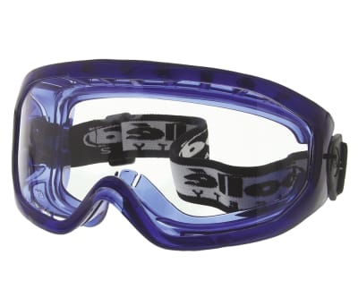 Product image for Bolle Clearblue, Scratch Resistant Anti-Mist Safety Goggles with Clear Lenses