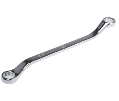 Product image for Steel ring spanner,17x19mm