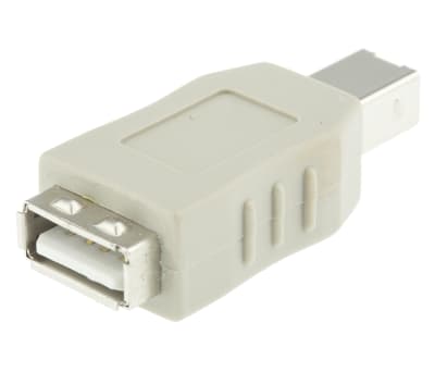 Product image for USB A (F) - USB B (M) gender changer 2.0