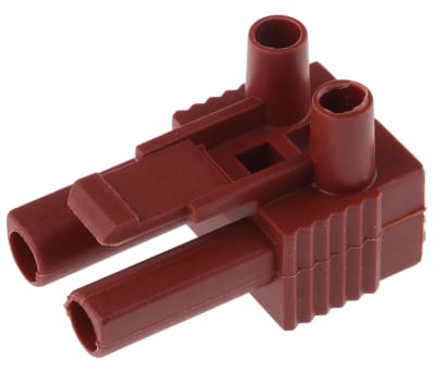 Product image for Brown 2 way plug terminal block,16A 400V