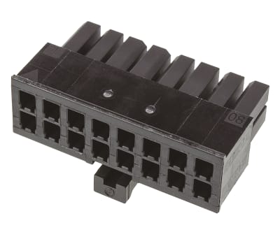 Product image for 16 way 2 row receptacle Mate-N-Lok