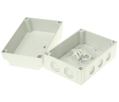 Product image for MNX Enclosure, Grey Lid, 180x130x100mm