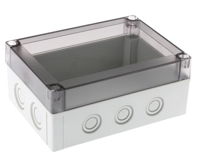 Product image for MNX Enclosure, Clear Lid, 180x130x75mm
