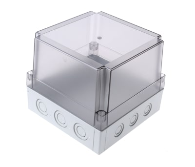 Product image for MNX Enclosure, Clear Lid, 180x180x150mm