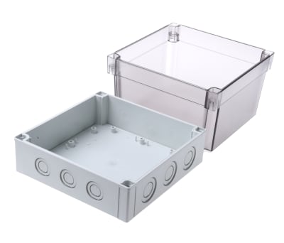 Product image for MNX Enclosure, Clear Lid, 180x180x150mm