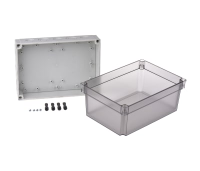 Product image for MNX Enclosure, Clear Lid, 255x180x150mm