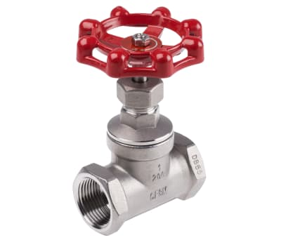 Product image for S/steel AISI globe valve,1in BSP F-F