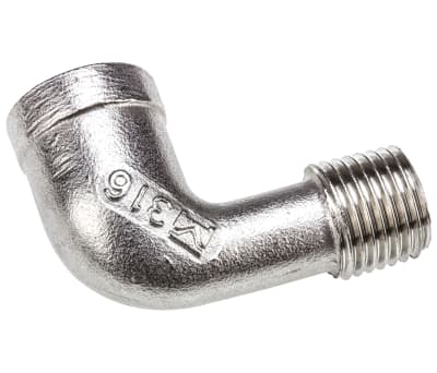 Product image for Street elbow,1/4in BSPP F-1/4in BSPT M