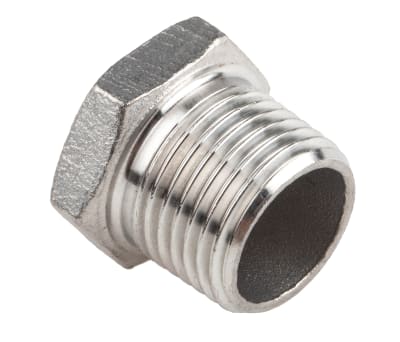 Product image for S/steel plug,1/2in BSPT M