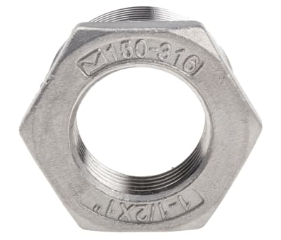 Product image for Hexagon bush,1 1/2in BSPT M-1in BSPP F