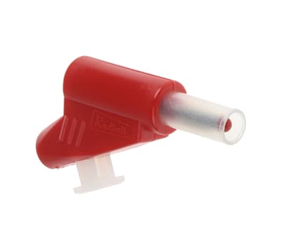 Product image for 4 MM RED BANANA PLUG/ STACKABLE