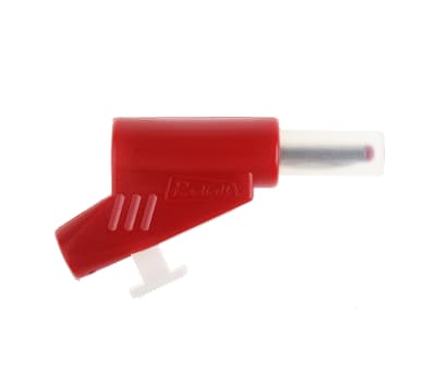 Product image for 4 MM RED BANANA PLUG/ STACKABLE