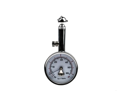 Product image for Tyre pressure guage,dial type,60psi